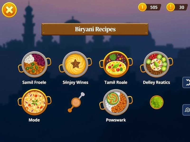 Tamil Biryani Expedition Game Screenshot